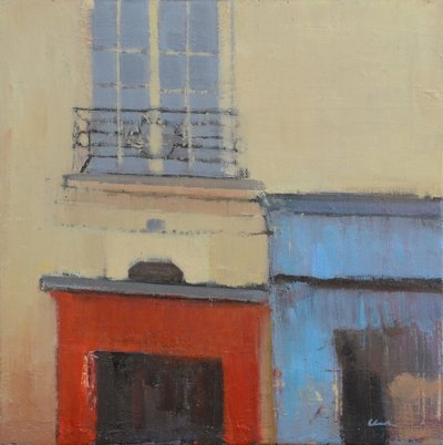 Colours of Paris, 2016 (olja på linne) av Michael G. Clark