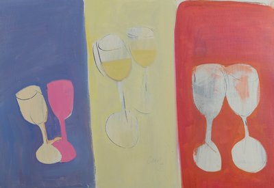 Minnen från Frankrike, 2016 (blandteknik) av Michael G. Clark