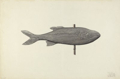Fiskväderflöjel, 1939. av Michael Riccitelli