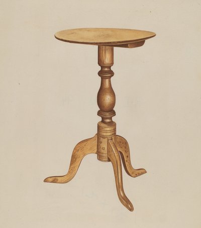 Tillfälligt bord, ca. 1938. av Michael Riccitelli