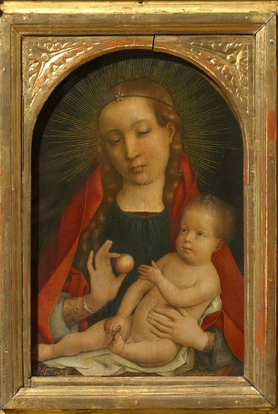 Jungfrun och barnet, ca 1485. av Michael Sittow