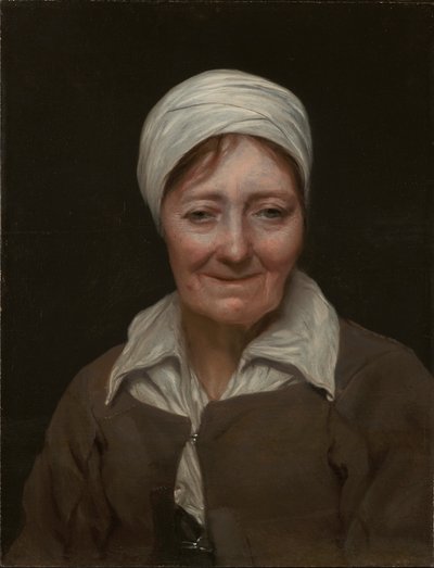 Head of a Woman, ca 1654 (olja på panel) av Michael Sweerts