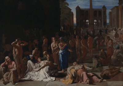 Pest i en antik stad av Michael Sweerts