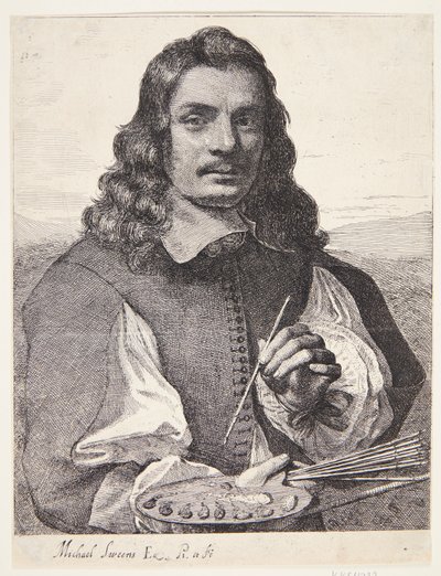 Självporträtt av Michael Sweerts
