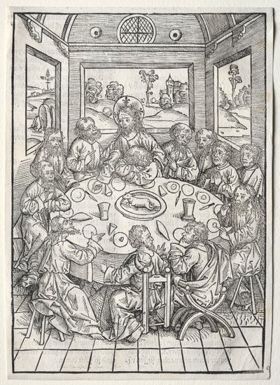The Treasure Keeper: The Last Supper, 1491. av Michael Wolgemut
