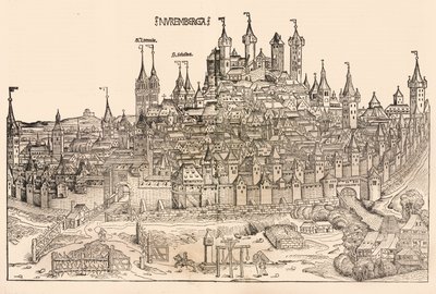 Nürnberg, 1493. av Michael Wolgemut