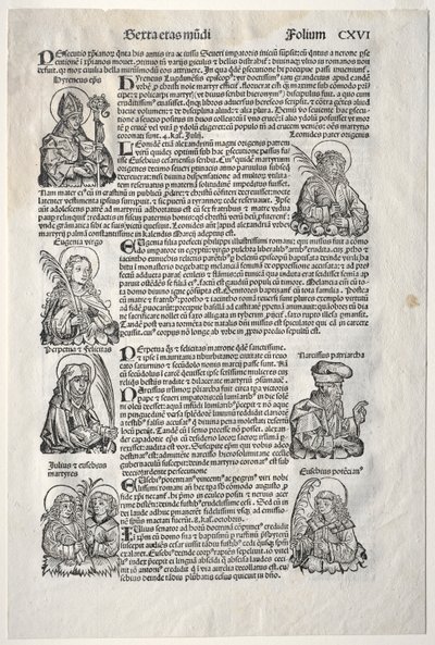 Nürnbergkrönika, 1493. av Michael Wolgemut
