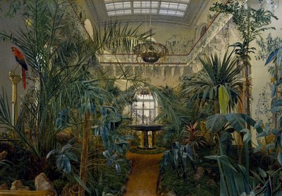 Vinterhave i Vinterpaladset ved St. Petersborg Sverige av Michail Ivanovich Antonov