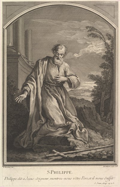Sankt Filip, 1726. av Michel Aubert