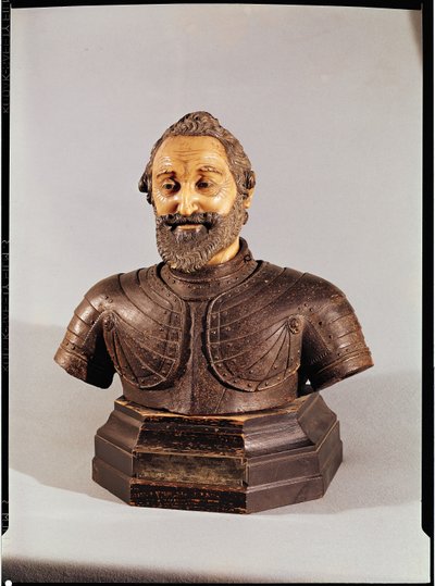 Byst av Henri IV (1553-1610) (vax och sten) av Michel Bourdin