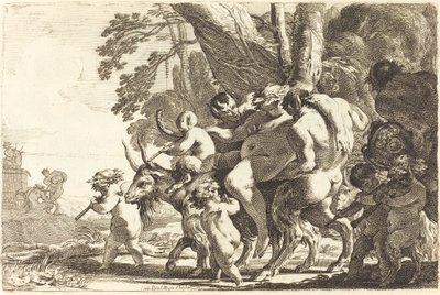 Drunken Silenus av Michel Dorigny