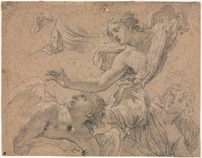 Studies of Angels (recto) av Michel Dorigny