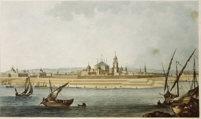 Tver (Ryssland). (från 1931 till 1991 hette staden Kalinin). Beskrivning av den neoklassiska staden, som den återuppbyggdes efter att den förstördes av brand 1763, samt aktiviteterna på Volga, som gränsar till staden. Verk av Michel Fr av Michel Francois Damam-Demartrait