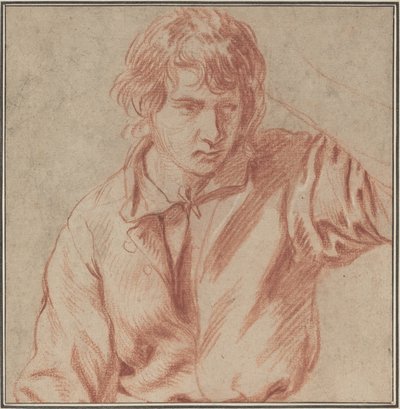 Ung man av Michel Francois Dandre Bardon