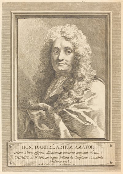 Porträtt av konstnärens far av Michel François Dandré Bardon after Jean Baptiste Van Loo