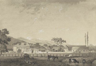 Bostad på Orange Grove Estate, Tacarigua av Michel Jean Cazabon