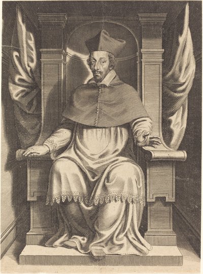 Armand Jean du Plessis, kardinal Richelieu av Michel Lasne