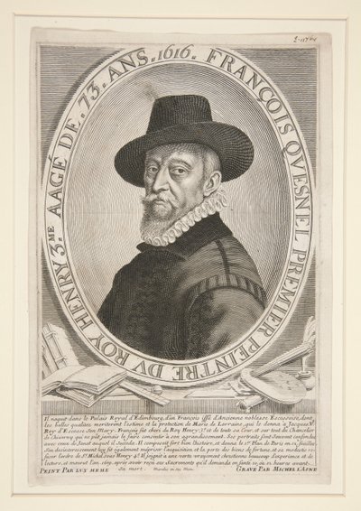 Francois Quesnel (1543-1619), 73 år gammal av Michel Lasne