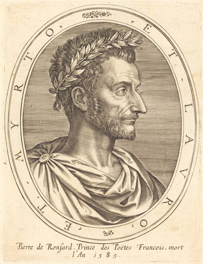 Pierre de Ronsard av Michel Lasne