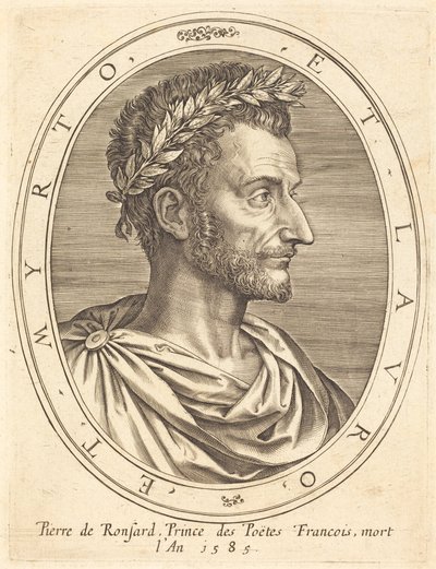 Pierre de Ronsard av Michel Lasne