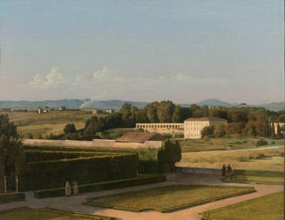 Utsikt över trädgårdarna i Villa Medici Utsikt över trädgården i Villa Medici av Michel Martin Drolling