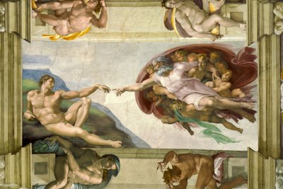 Skapelsen av Adam av Michelangelo