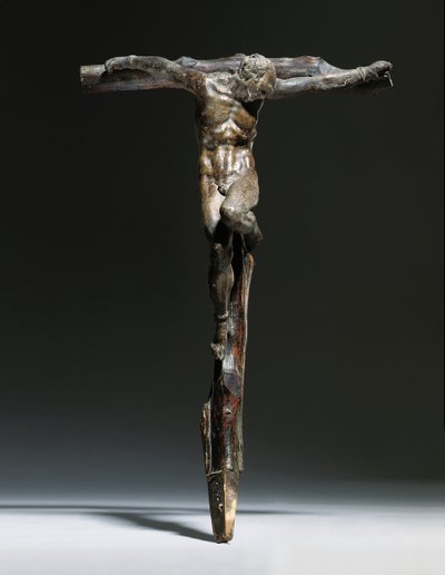 Korsfästelsesgrupp av Kristus, den gode tjuven och den onde tjuven av Michelangelo Buonarroti