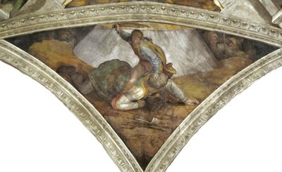 David och Goliat av Michelangelo Buonarroti