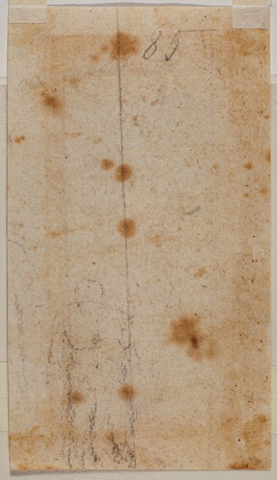 Figurskiss av Michelangelo Buonarroti