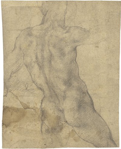 Naken man av Michelangelo Buonarroti