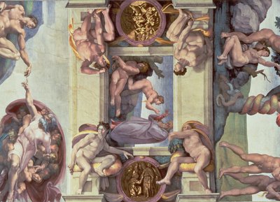 Sixtinska kapellets tak (1508-12): Evas skapelse av Michelangelo Buonarroti