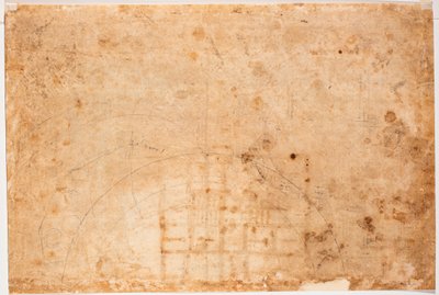 Studier för Peterskyrkans kupol av Michelangelo Buonarroti