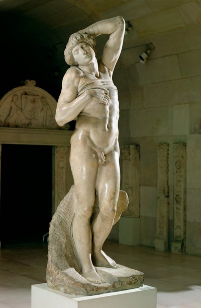 Den döende slaven, 1513-15 av Michelangelo Buonarroti