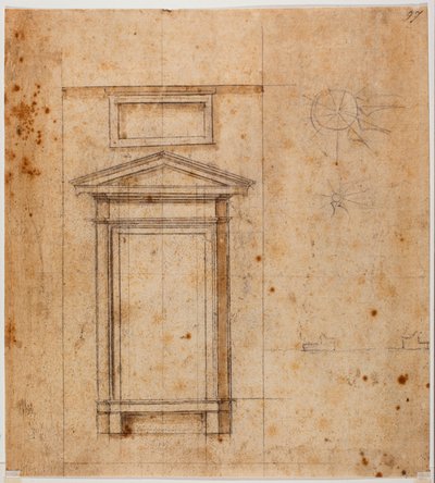 Fönsterdesign av Michelangelo Buonarroti