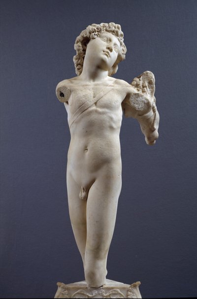 Ung bågskytt, ca 1490 (marmor) av Michelangelo Buonarroti
