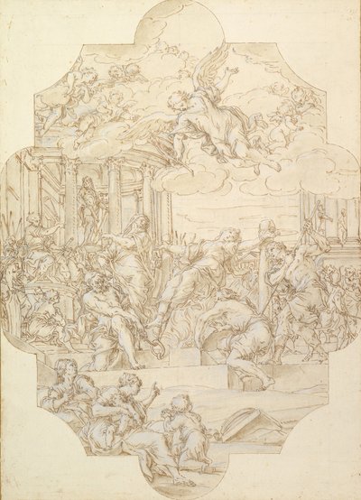 Sankta Anastasias martyrskap, 1721. av Michelangelo Cerruti