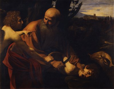 Abraham offrade Isak, 1603-1604 av Michelangelo Merisi Caravaggio