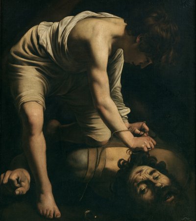 David med Goliats huvud av Michelangelo Merisi Caravaggio