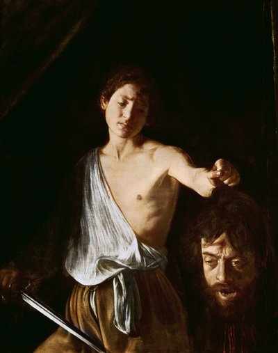 David med Goliats huvud, 1606 (för detaljer se 100350) av Michelangelo Merisi Caravaggio