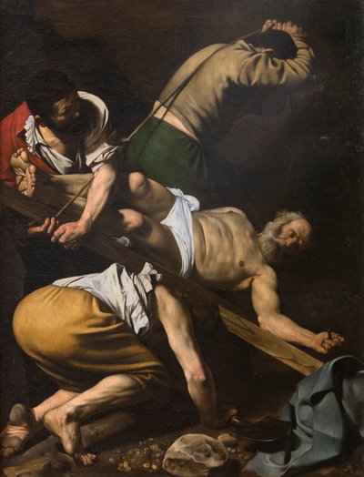 Korsfästelsen av Peter av Michelangelo Merisi da Caravaggio