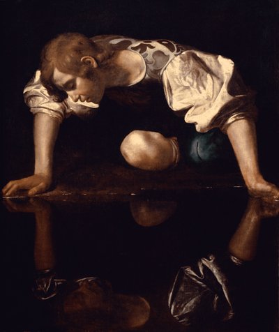 Narcissus, ca 1597-99 av Michelangelo Merisi da Caravaggio