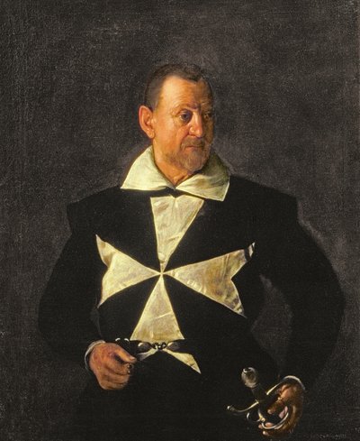 Porträtt av en riddare av Malta, möjligen Fra Antonio Martelli av Michelangelo Merisi da Caravaggio