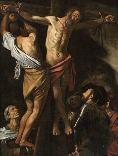 Korsfästelsen av den helige Andreas, 1606-07 av Michelangelo Merisi da Caravaggio