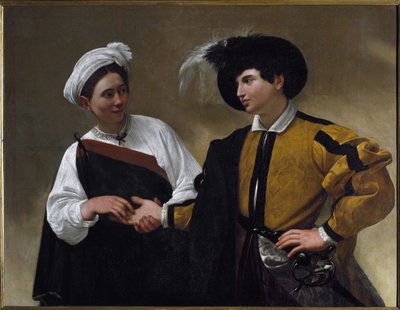 Spåkvinnan (olja på duk av Michelangelo Merisi da Caravaggio