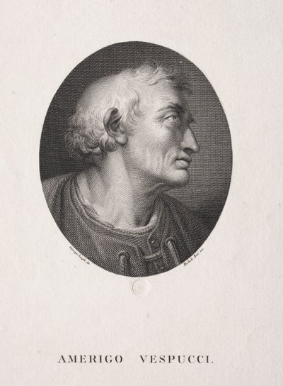 Porträtt av Amerigo Vespucci av Michele Bisi