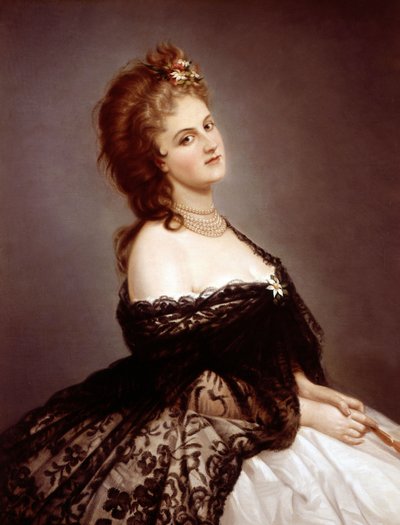 Virginia Oldoini, grevinna av Castiglione, efter ett foto av Pierre-Louis Pierson, 1862 av Michele Gordigiani