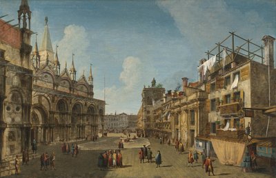 Utsikt över Piazzetta dei Leoni av Michele Marieschi