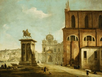 Campo SS Giovanni e Paolo, Venedig av Michele Marieschi