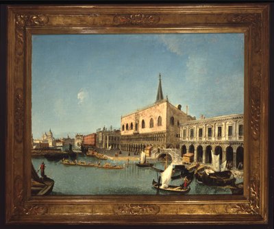 Dogepalatset, Venedig (olja på duk) av Michele Marieschi
