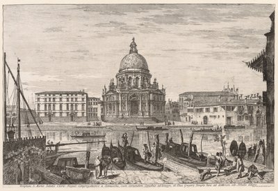 Utsikt över Venedig: S. M. Della Salute av Michele Marieschi